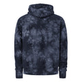 Unisex Champion tie-dye hoodie, Navy, back view