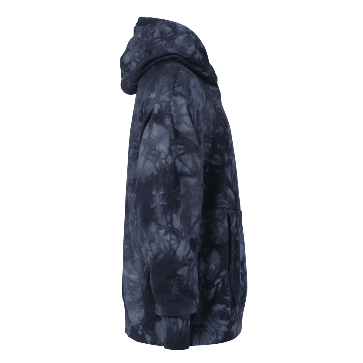Unisex Champion tie-dye hoodie, Navy, right view