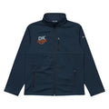 Columbia soft shell jacket in Collegiate Navy, front view