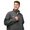 Columbia soft shell jacket in Graphite, front view