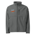 Columbia soft shell jacket in Graphite, front view