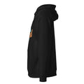 Unisex eco raglan hoodie, Black, left view