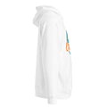 Unisex eco raglan hoodie, White, right view
