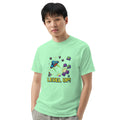 Unisex garment-dyed heavyweight t-shirt, Island Reef, front view