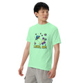 Unisex garment-dyed heavyweight t-shirt, Island Reef, left front view