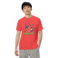 Unisex garment-dyed heavyweight t-shirt, Paprika, front view