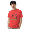 Unisex garment-dyed heavyweight t-shirt, Paprika, front view