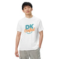 Unisex garment-dyed heavyweight t-shirt, White, front view