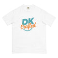 Unisex garment-dyed heavyweight t-shirt, White, front view