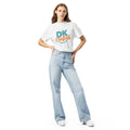 Unisex garment-dyed heavyweight t-shirt, White, front view