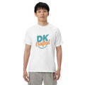 Unisex garment-dyed heavyweight t-shirt, White, front view