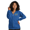 Unisex heavy blend zip hoodie, Royal, front view