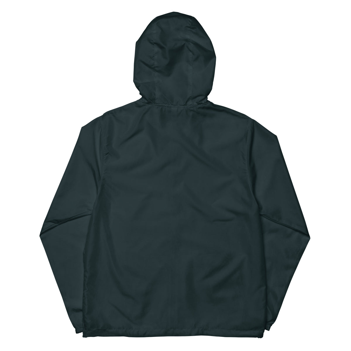 Unisex lightweight zip up windbreaker, Classic Navy, back view