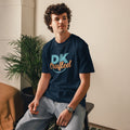 Unisex organic cotton t-shirt, French Navy, front view