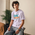 Unisex organic cotton t-shirt, Lavender, front view