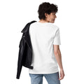Unisex organic cotton t-shirt, White, back view