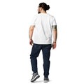 Unisex organic cotton t-shirt, White, back view