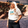 Unisex organic cotton t-shirt, White, front view