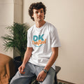 Unisex organic cotton t-shirt, White, front view