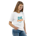 Unisex organic cotton t-shirt, White, right front view