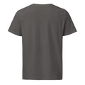 Unisex organic mid-light t-shirt, Anthracite, back view