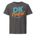 Unisex organic mid-light t-shirt, Anthracite, front view