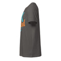 Unisex organic mid-light t-shirt, Anthracite, left side view