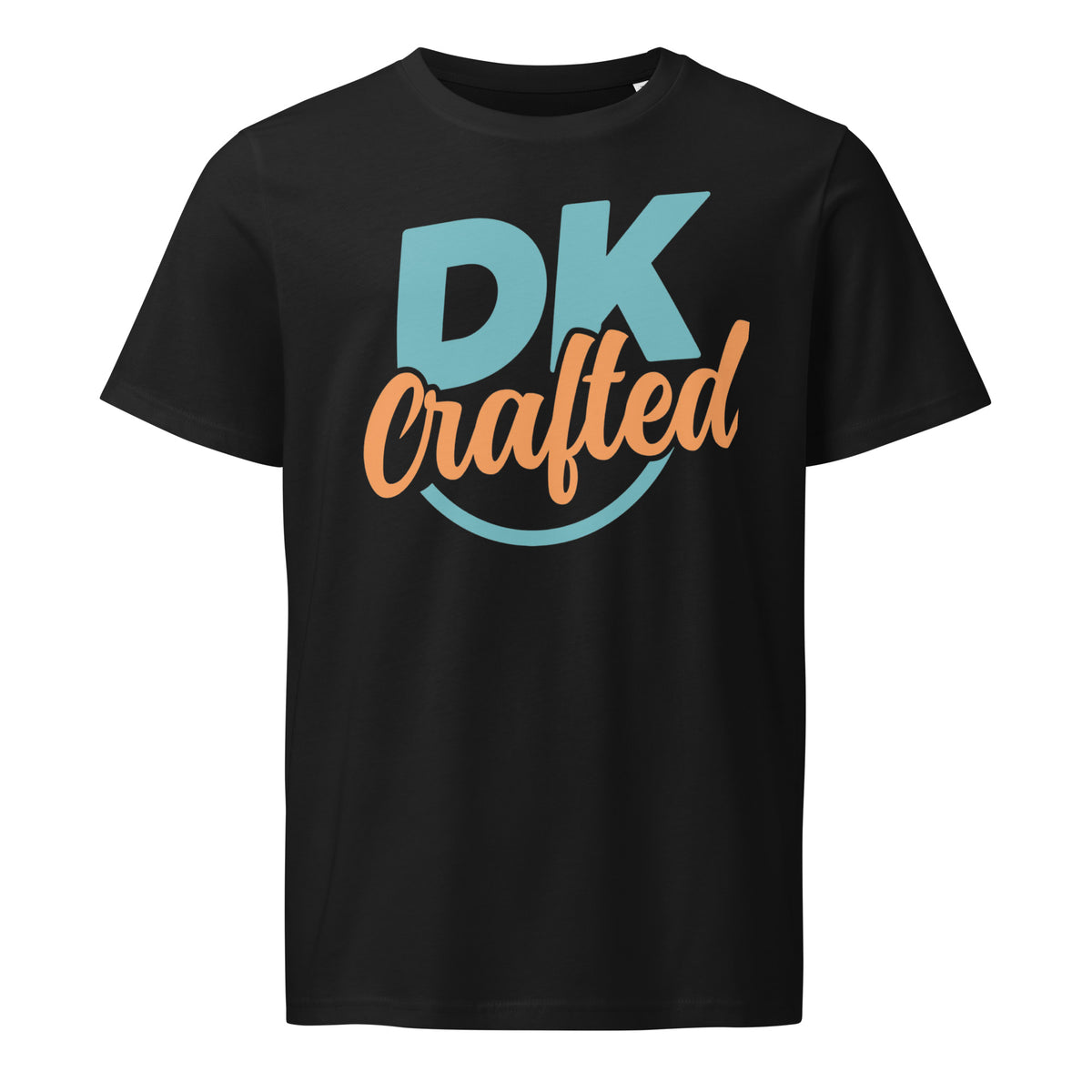 Unisex organic mid-light t-shirt, Black, front view
