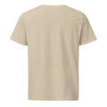 Unisex organic mid-light t-shirt, Desert Dust, back view
