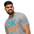 Unisex organic mid-light t-shirt, Heather Grey, front view