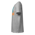 Unisex organic mid-light t-shirt, Heather Grey, left side view