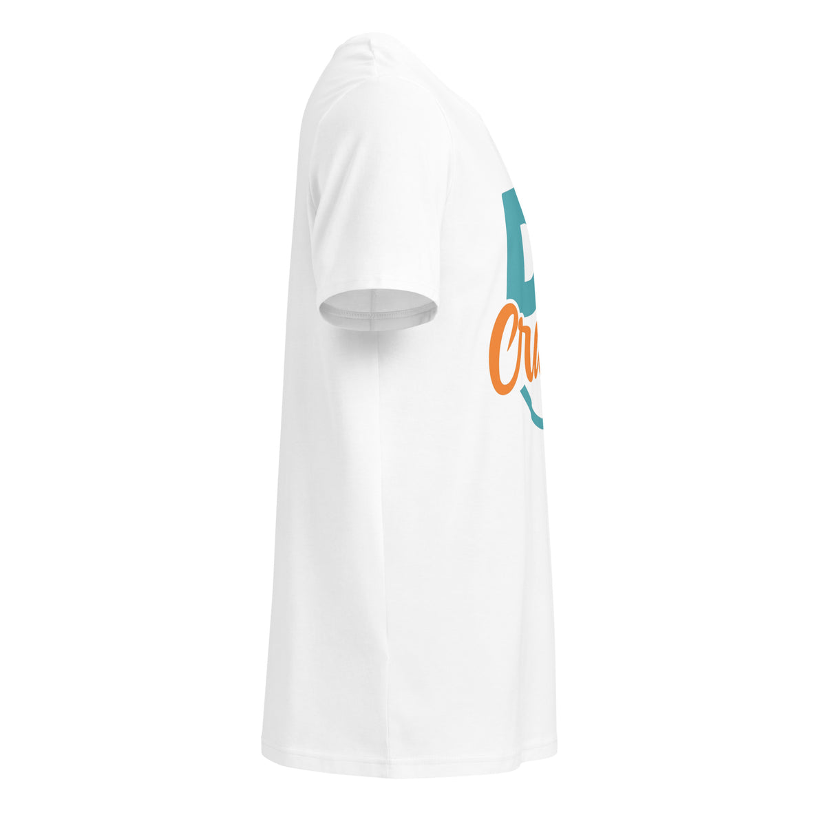 Unisex organic mid-light t-shirt, White, right side view