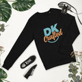 Unisex organic sweatshirt, Black, front view