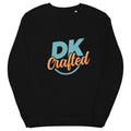 Unisex organic sweatshirt, Black, front view