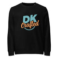 Unisex organic sweatshirt, Black, front view