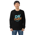 Unisex organic sweatshirt, Black, front view