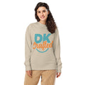 Unisex organic sweatshirt, Desert Dust, front view
