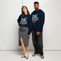 Unisex organic sweatshirt, French Navy, front view