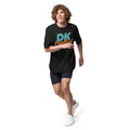 Unisex performance crew neck t-shirt, Black, front view