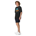Unisex performance crew neck t-shirt, Black, left front view