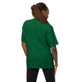Unisex performance crew neck t-shirt, Forest Green, back view