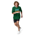 Unisex performance crew neck t-shirt, Forest Green, front view