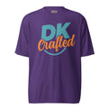 Unisex performance crew neck t-shirt, Purple, front view