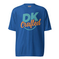 Unisex performance crew neck t-shirt, Royal, front view