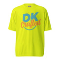 Unisex performance crew neck t-shirt, Safety Yellow, front view