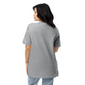 Unisex pique polo shirt, Sport Grey, back view