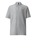 Unisex pique polo shirt, Sport Grey, front view