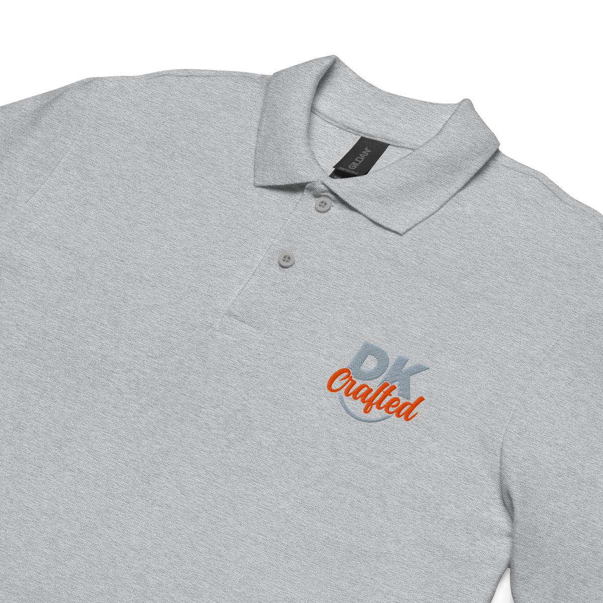Unisex pique polo shirt, Sport Grey, product detail view