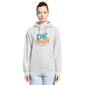 Unisex premium mid-weight hoodie, Heather Grey, front view