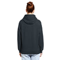 Unisex premium mid-weight hoodie, Navy, back view